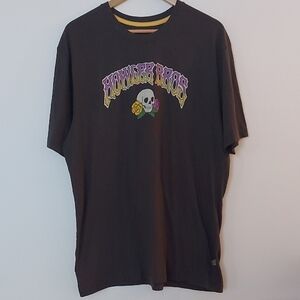 Howler Brothers Skull And Roses Branded  Charcoal Tshirt Size XL